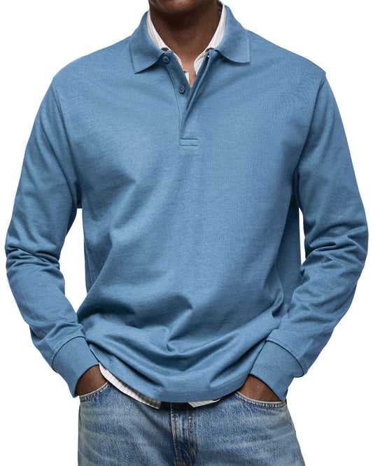 KOELMAN | LUXE POLO MET LANGE MOUWEN