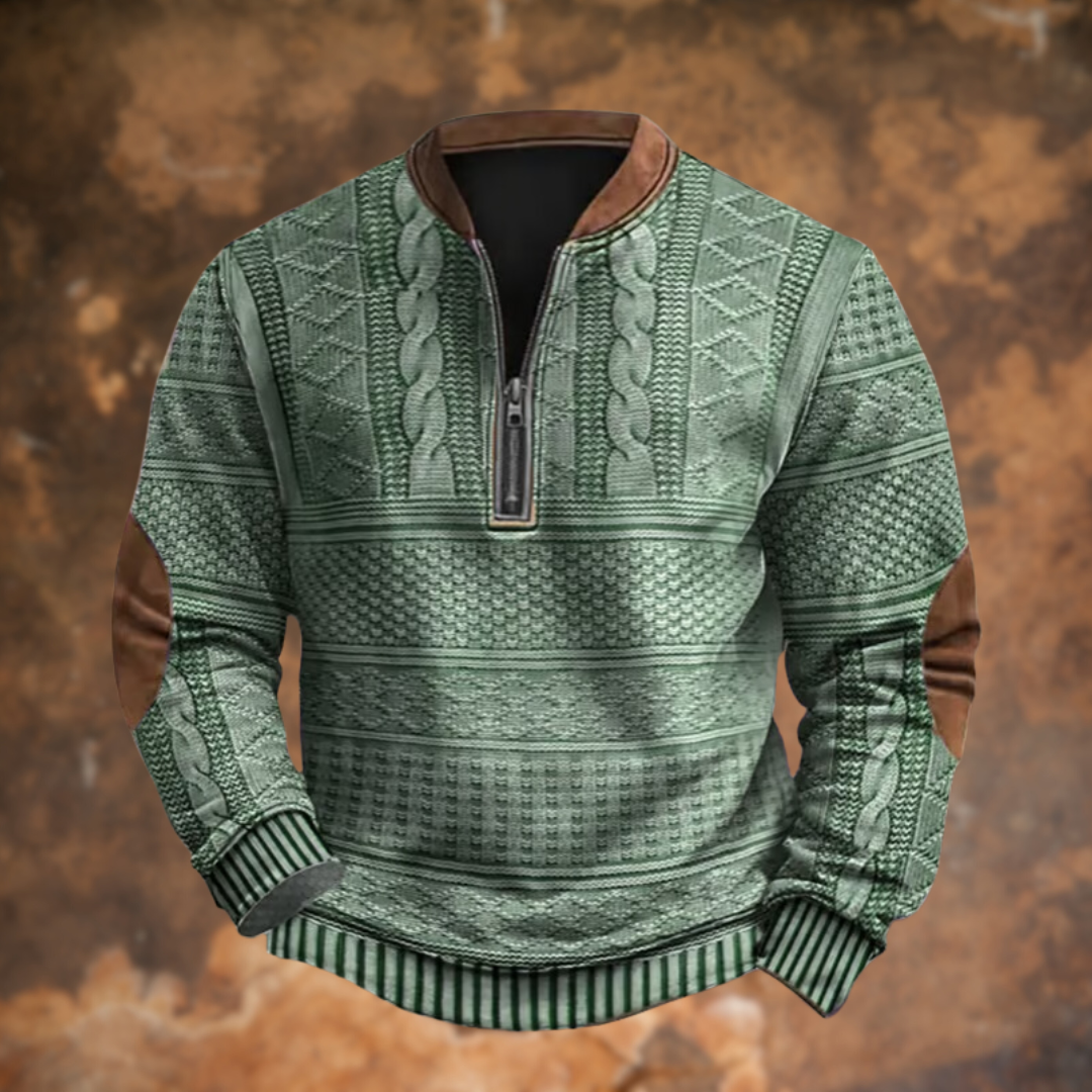 Koelman – Gebreide Trui met Ritsdetail