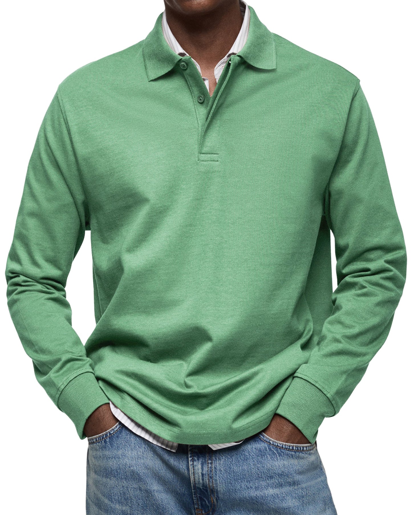 KOELMAN | LUXE POLO MET LANGE MOUWEN