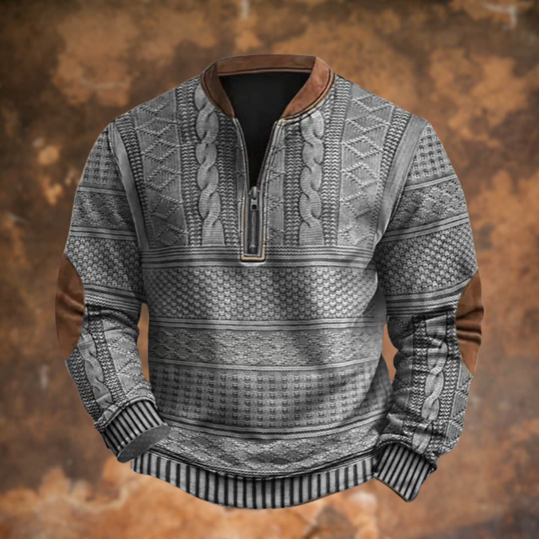 Koelman – Gebreide Trui met Ritsdetail