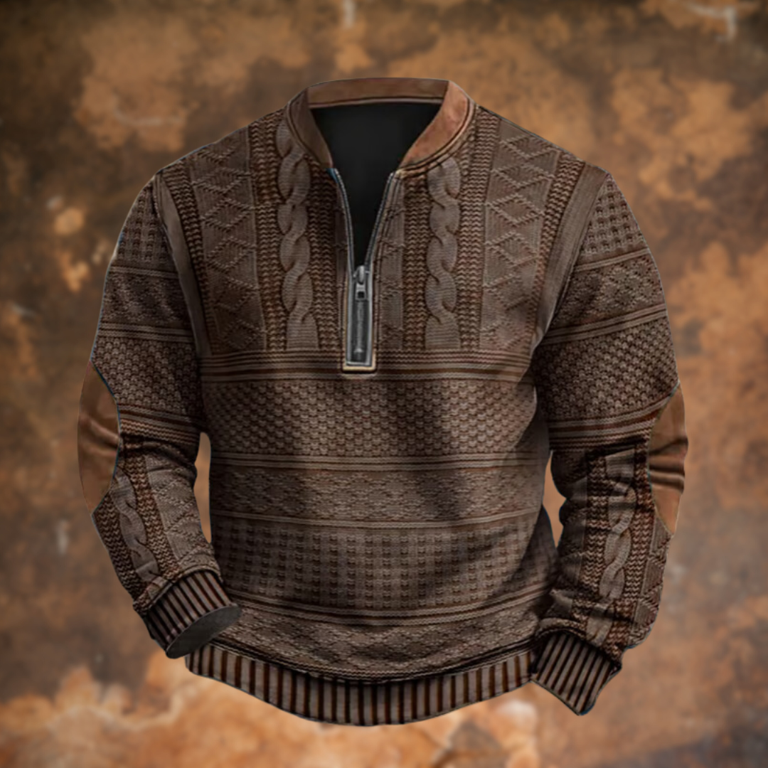 Koelman – Gebreide Trui met Ritsdetail