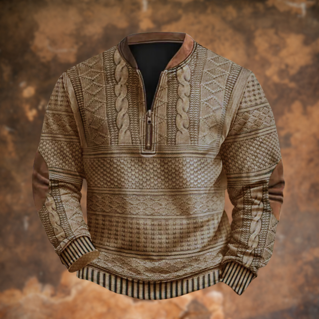 Koelman – Gebreide Trui met Ritsdetail