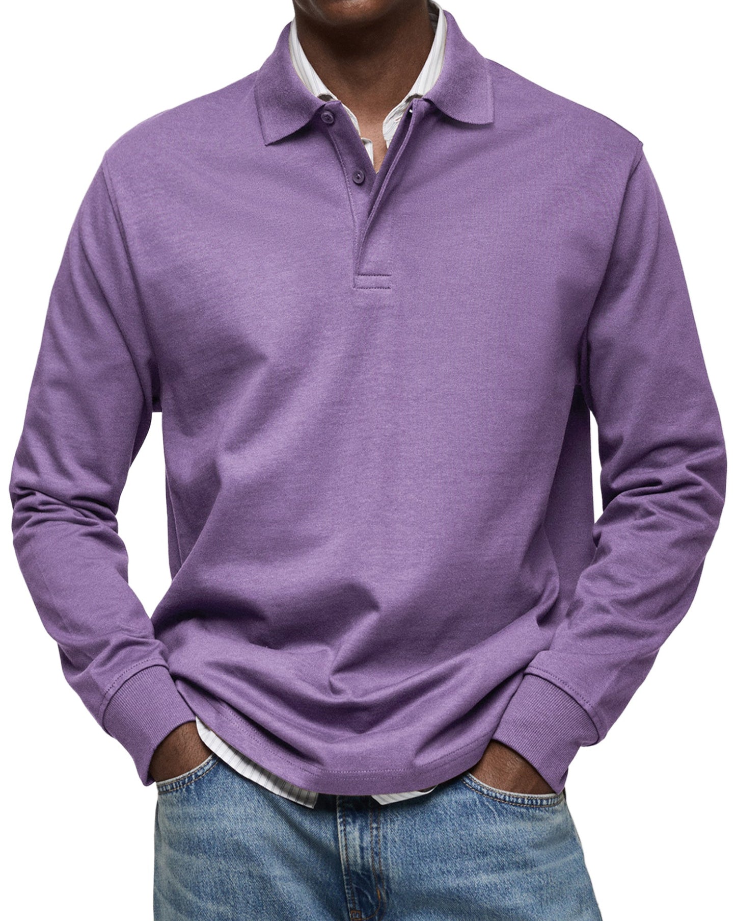 KOELMAN | LUXE POLO MET LANGE MOUWEN
