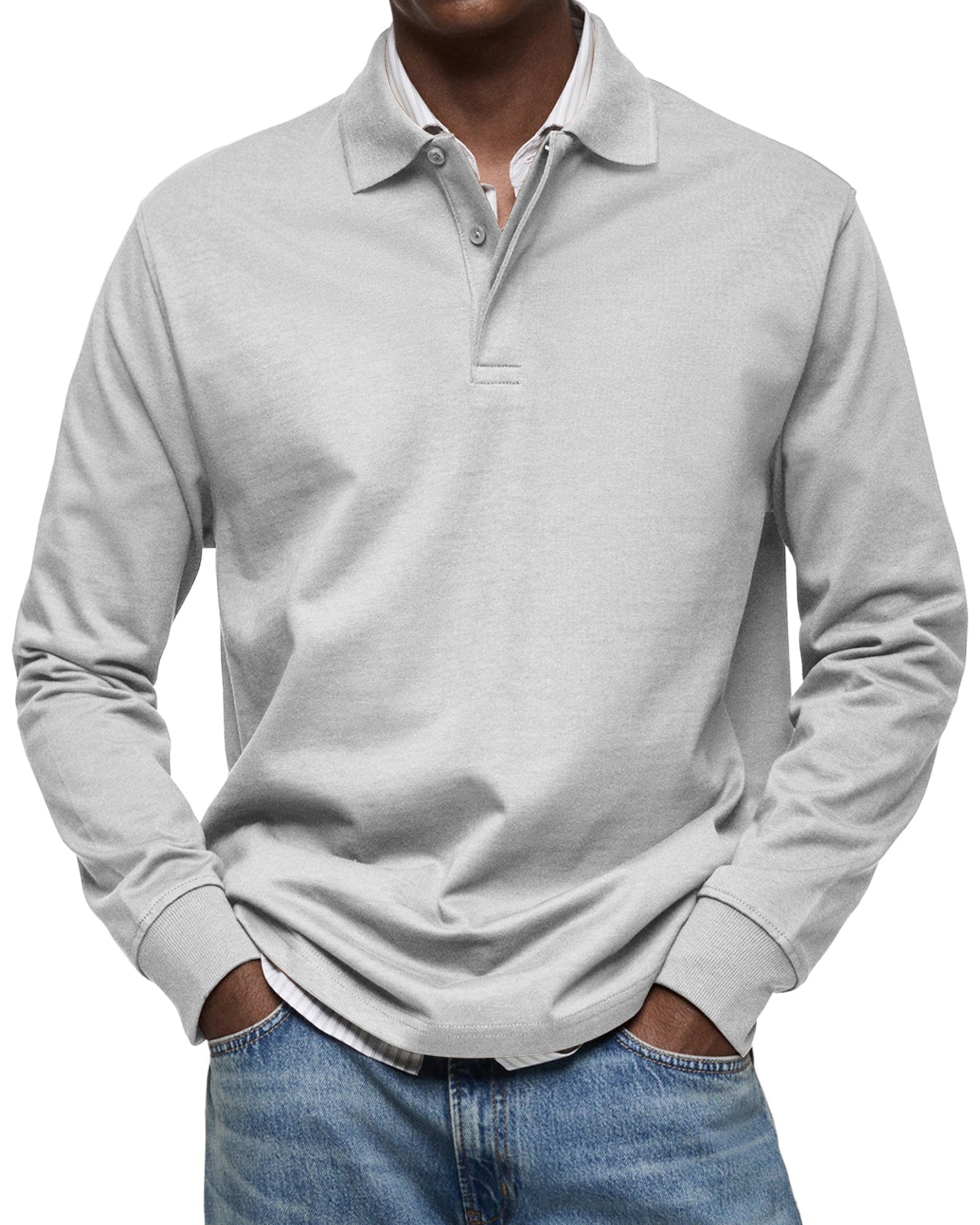 KOELMAN | LUXE POLO MET LANGE MOUWEN