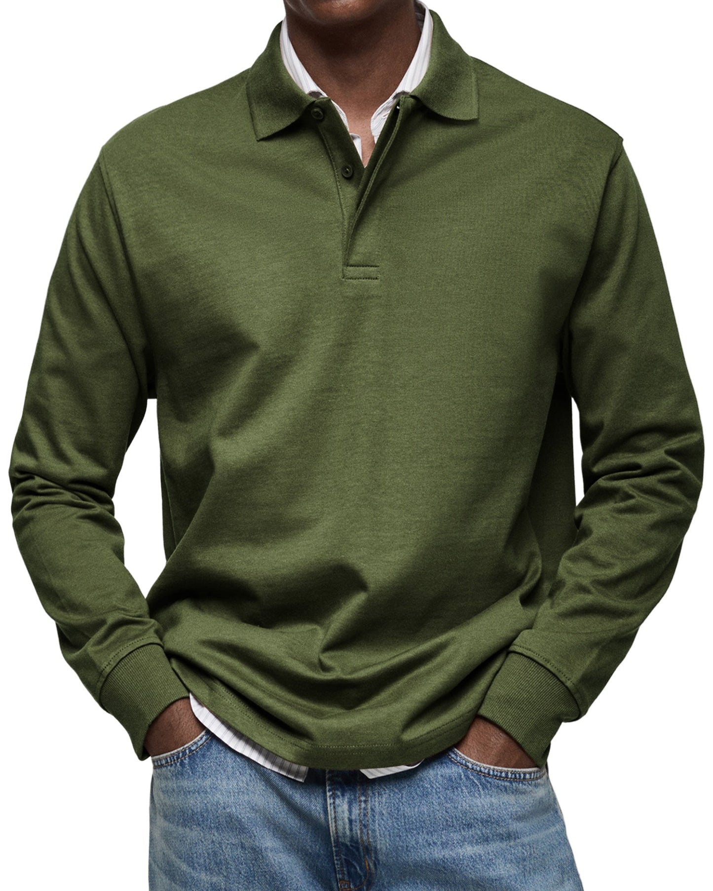 KOELMAN | LUXE POLO MET LANGE MOUWEN